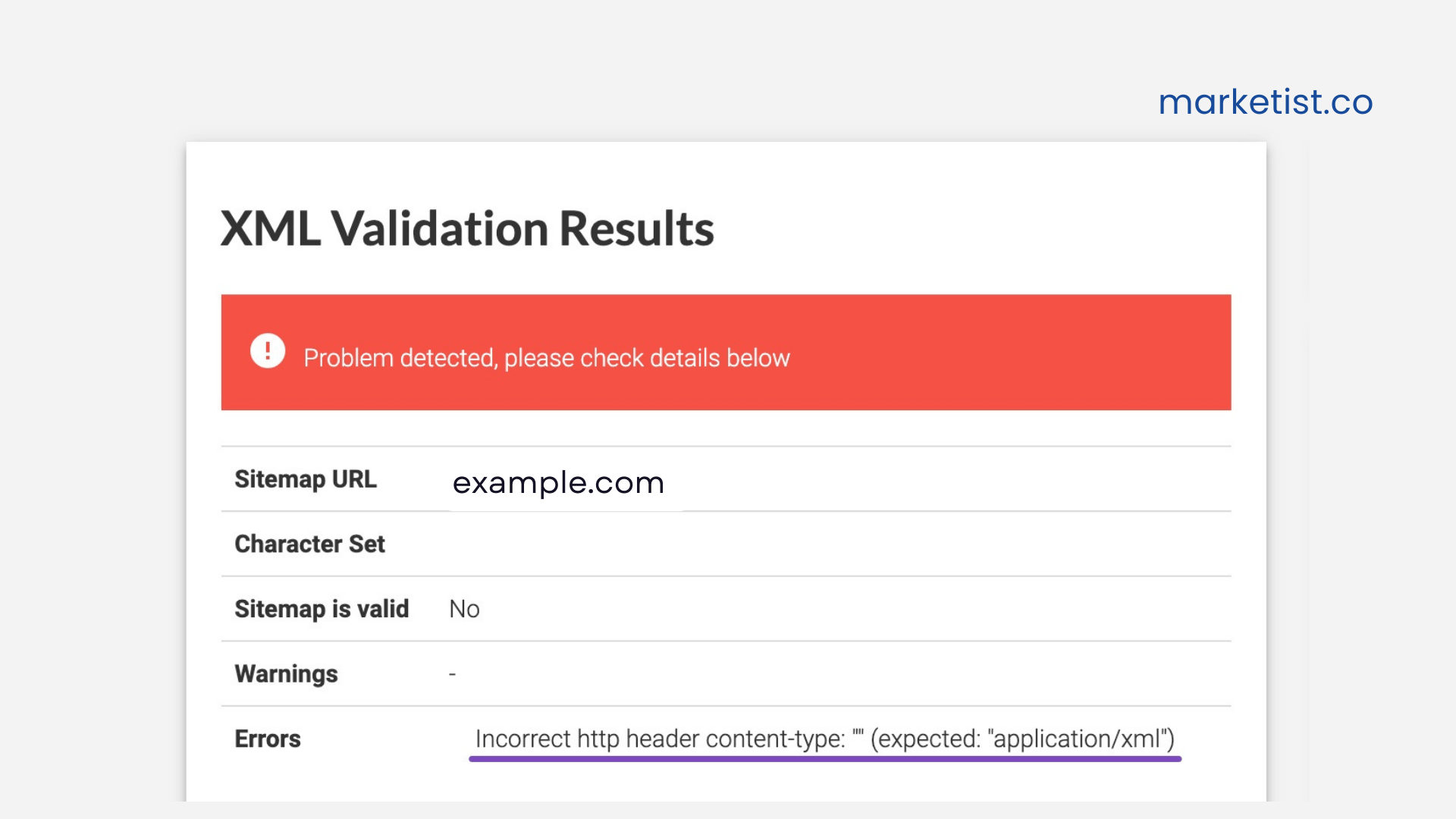 Fix “Incorrect HTTP Header Content-Type” Error for XML Sitemaps SEO Guide (1)