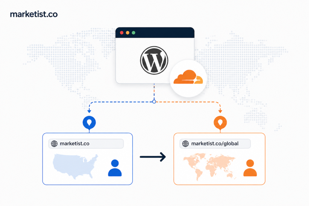 How to Redirect Users by Country in WordPress using Cloudflare
